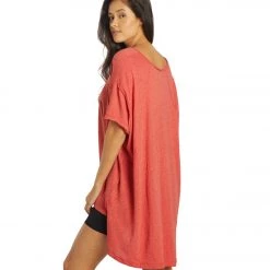 Free People City Vibes Yoga Tee Maraschino