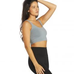 NEW ARRIVALS Free People Hot Shot Yoga Cami Stormy Sea