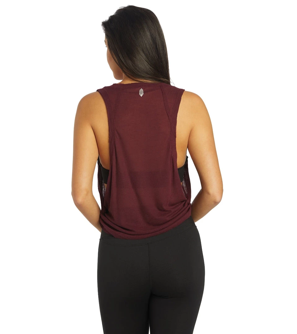 Free People Don't Get It Twisted Tank Cherry Mocha 5 Free People Don't Get It Twisted Tank Cherry Mocha