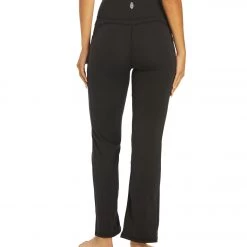 Free People Shanti Straight Leg Pants Black