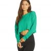 NEW ARRIVALS Free People Set The Pace Pullover Jewel Jade