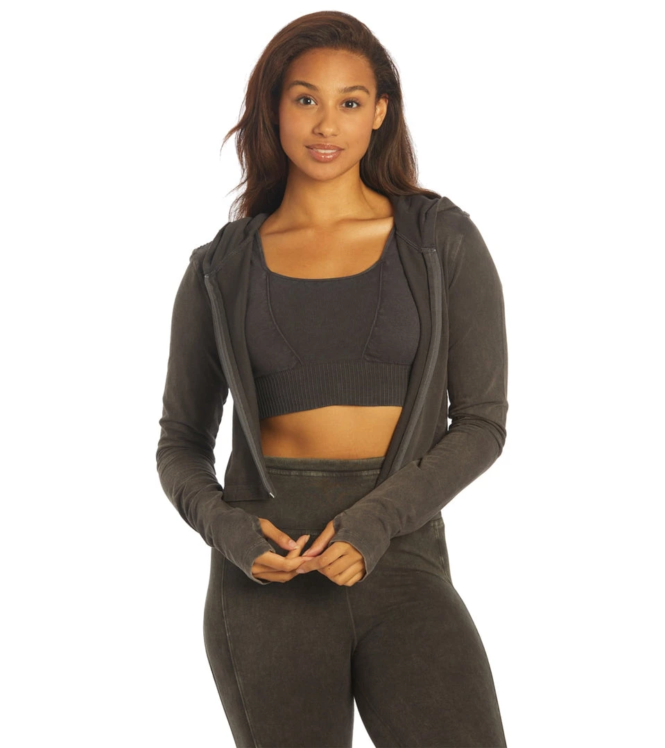 Free People Kadi Shrunken Hoodie Black NEW ARRIVALS 8 Free People Kadi Shrunken Hoodie Black NEW ARRIVALS