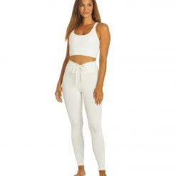 CLOTHING Year Of Ours Ribbed Football Leggings White