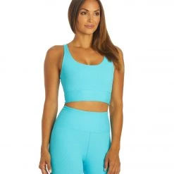 Year Of Ours Ribbed Gym Bra Pisces Blue CLOTHING