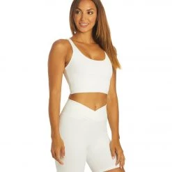 CLOTHING Year Of Ours Ribbed Gym Bra White