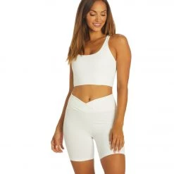 CLOTHING Year Of Ours Ribbed Gym Bra White