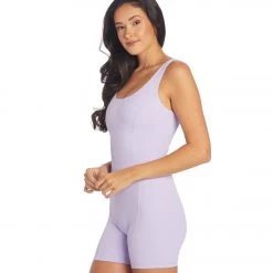 Year Of Ours The Johanna Rib Onesie Lavender