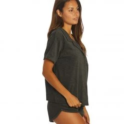 NEW ARRIVALS Year Of Ours The Vacation Shirt Black