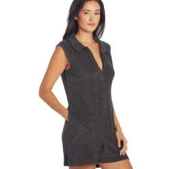 NEW ARRIVALS Year Of Ours Weekend Terry Romper Black