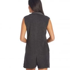 NEW ARRIVALS Year Of Ours Weekend Terry Romper Black