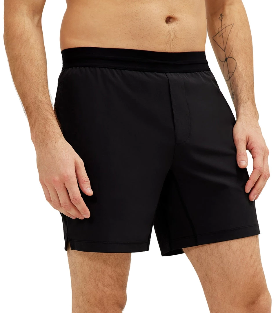 Rhone 7" Mako Tech Short Lined Black 3 Rhone 7" Mako Tech Short Lined Black