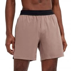 Rhone 7" Mako Tech Short Unlined Deep Taupe