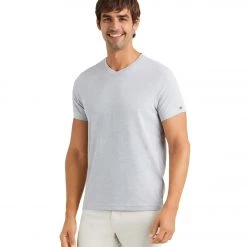 NEW ARRIVALS Rhone Element V-Neck Tee Heather Gray