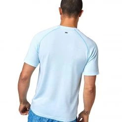 NEW ARRIVALS Rhone Reign Tech Short Sleeve Castaway Heather